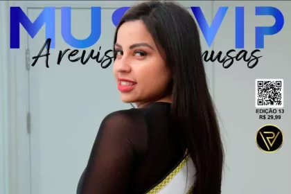 Atriz Bibi Tsunami posa nua para revista masculina Musa Vip