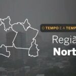 PREVISÃO DO TEMPO: Chuvas intensas em grande parte da região Norte, nesta segunda-feira (10)