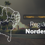 PREVISÃO DO TEMPO: Nordeste registra chuva em quase toda a região, nesta sexta-feira (7)