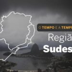 PREVISÃO DO TEMPO: Sudeste terá muitas nuvens com possibilidade de chuva isolada, neste domingo (9)