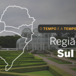PREVISÃO DO TEMPO: Sul tem possibilidade de chuva em quase toda a região, na manhã desta sexta-feira (4)
