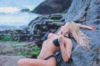 Modelo Manu Silva arrasa como Musa do São Paulo no concurso Musa do Brasileirão