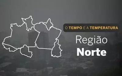 PREVISÃO DO TEMPO: Chuva atinge parte da Região Norte neste sábado (16)