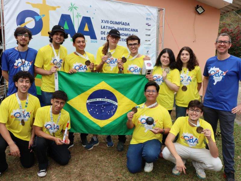 Delegação brasileira alcança excelente desempenho na OLAA 2025 com 10 medalhas conquistadas