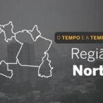 PREVISÃO DO TEMPO: Norte terá pancadas de chuva e trovoadas em Roraima e parte do Amazonas