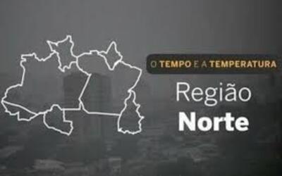 PREVISÃO DO TEMPO: Sábado (27) com chance de chuva em grande parte da região Norte