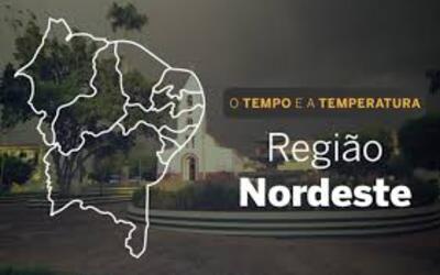 PREVISÃO DO TEMPO: quarta-feira (17) com possibilidade de chuva no Nordeste brasileiro