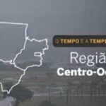 PREVISÃO DO TEMPO: segunda-feira (15) com possibilidade de chuva em grande parte do Centro-Oeste