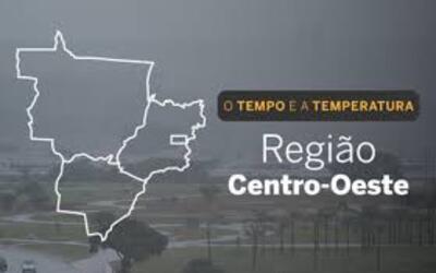 PREVISÃO DO TEMPO: segunda-feira (15) com possibilidade de chuva em grande parte do Centro-Oeste