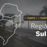 PREVISÃO DO TEMPO:  Chuvas intensas atingem o Sul nesta sexta-feira (3)