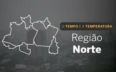 PREVISÃO DO TEMPO: quarta-feira (15) com chuvas intensas na Região Norte