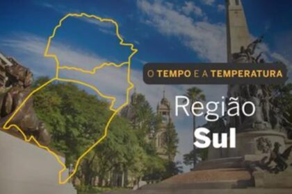 PREVISÃO DO TEMPO: quarta-feira (15) com céu claro na Região Sul