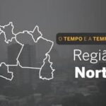 PREVISÃO DO TEMPO: Pancadas de chuva e trovoadas nesta quarta-feira (19) no Norte