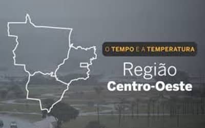 PREVISÃO DO TEMPO: Instabilidade avança sobre o Centro-Oeste neste sábado (31)