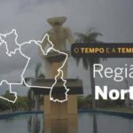 PREVISÃO DO TEMPO: Domingo (18) será de chuva e instabilidade em grande parte da Região Norte