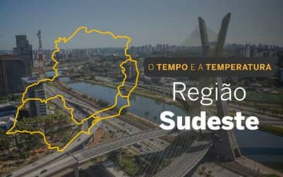 Previsão do Tempo para a Região Sudeste: Chuvas Fracas e Temperaturas Ameans (27/04)
