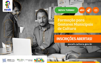 Escult lança nova turma do curso de Formação para Gestores Municipais de Cultura (até 09/11)