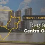 O TEMPO E A TEMPERATURA: Centro-Oeste terá calor de até 35°C nesta segunda-feira