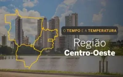 Previsão do Tempo para Domingo no Centro-Oeste (domingo)