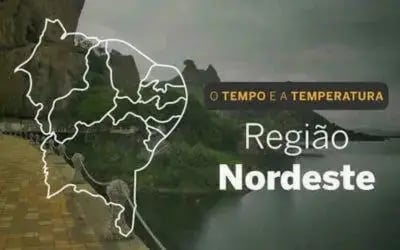 Previsão do Tempo no Nordeste: Chuva Isolada e Temperaturas Variadas (domingo)