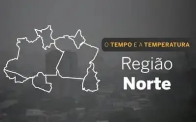 Temperaturas elevadas na Região Norte nesta segunda-feira (segunda-feira)