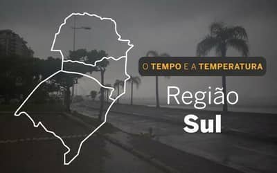 Alerta de Perigo de Tempestade na Região Sul (terça-feira (29))