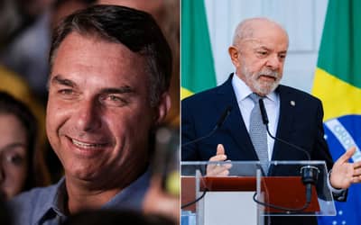 Flávio Bolsonaro lidera pesquisa AtlasIntel/Bloomberg para segundo turno contra Lula (sexta-feira, 9)